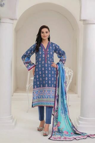 Printed lawn