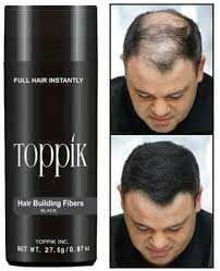 Toppik fibre capillaire pour couvrir les zones degarnies