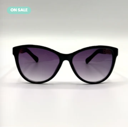 Cat Eye Purple Gradient Golden Side Women Sunglasses