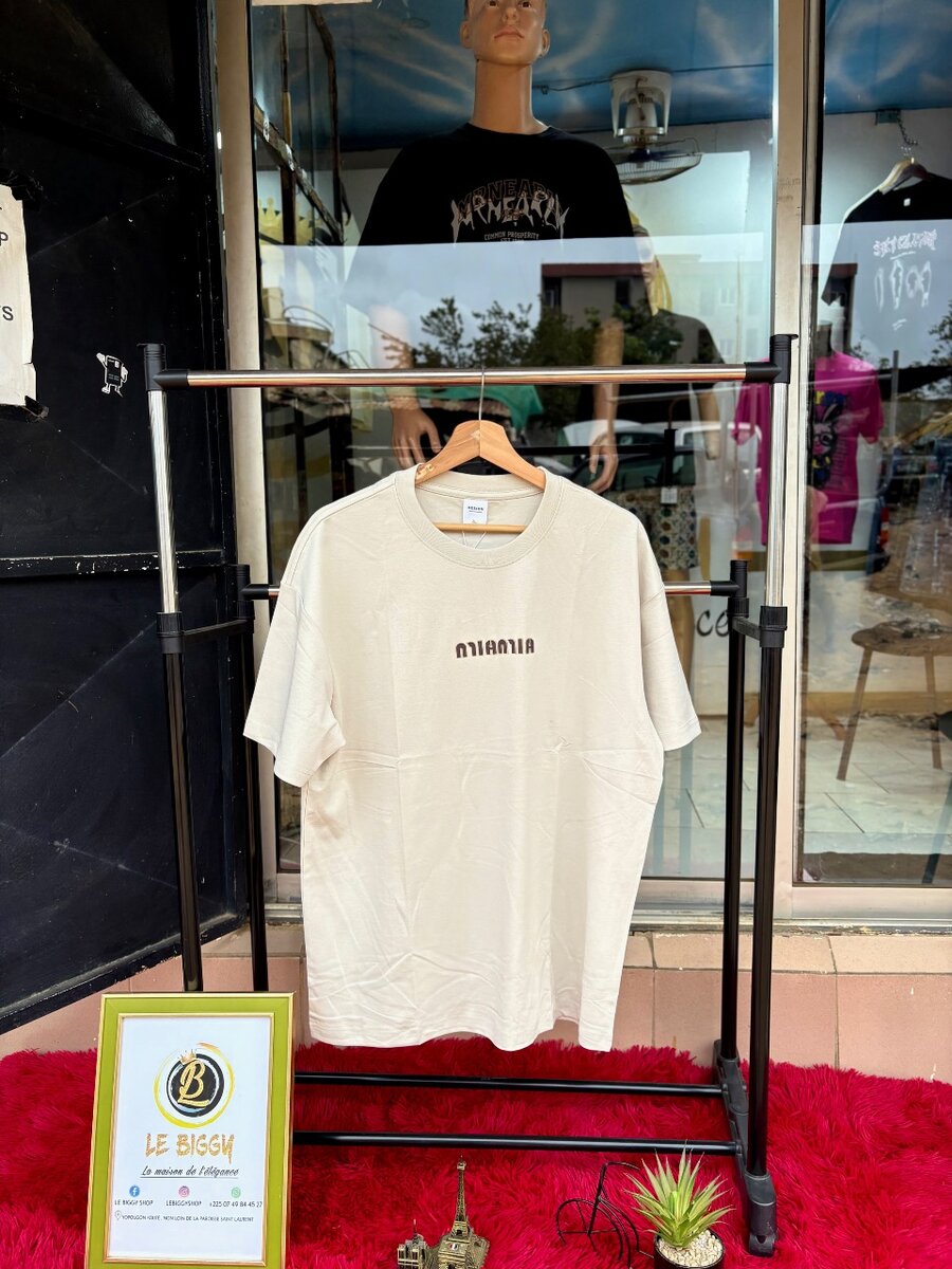 T-shirt unisexe minimaliste