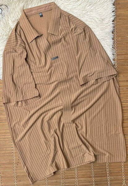 Chemise ample à rayures homme