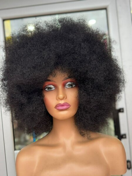 Perruque Afro Bouclée Noire