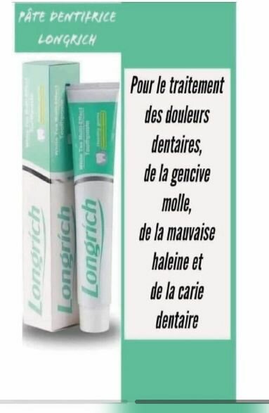 Dentifrice Longrich Fluor-Free