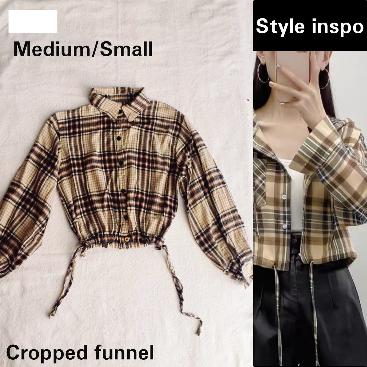 Salaula crop tops and tops