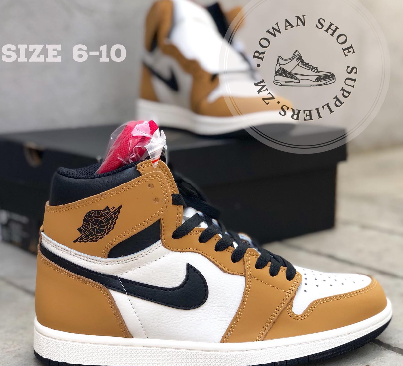 Jordan Air Jordan sneakers, white and brown SIZE 6-10