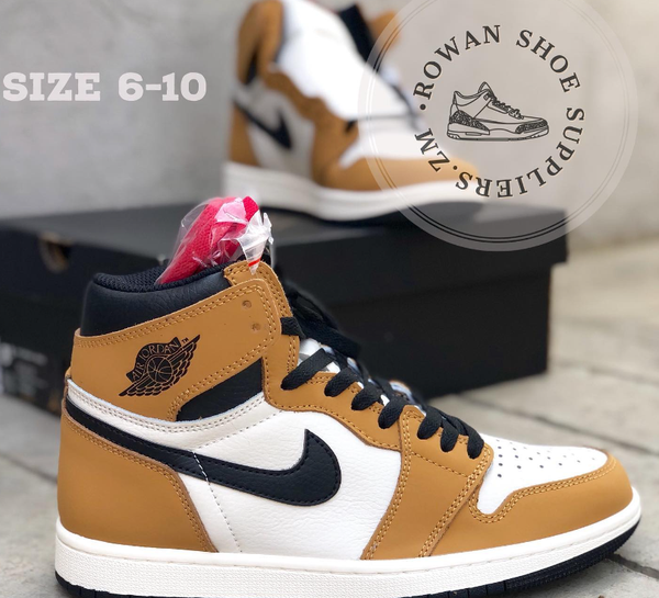 Jordan Air Jordan sneakers, white and brown SIZE 6-10