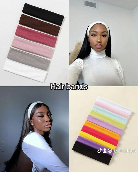 Élastiques colorés élégants