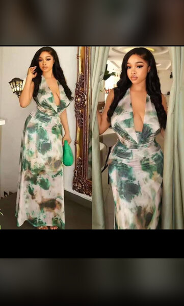 Robe Maxi Élégante Imprimée