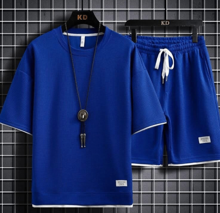 Ensemble décontracté bleu homme