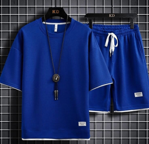 Ensemble décontracté bleu homme