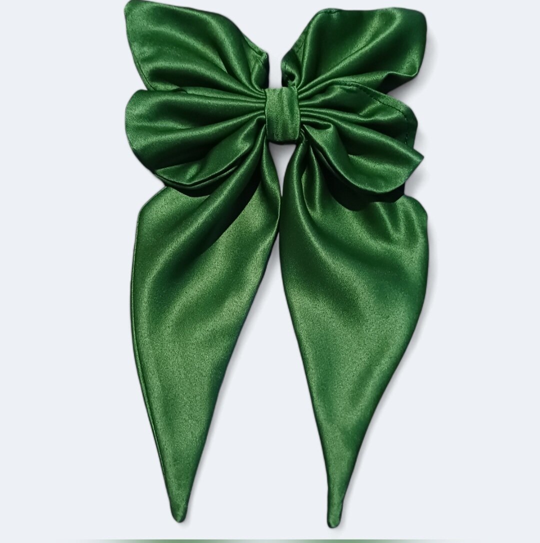 Butterfly Hairclip in satin fabric colours ghc15/25