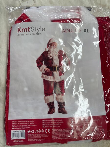 Costume de Père Noël XL