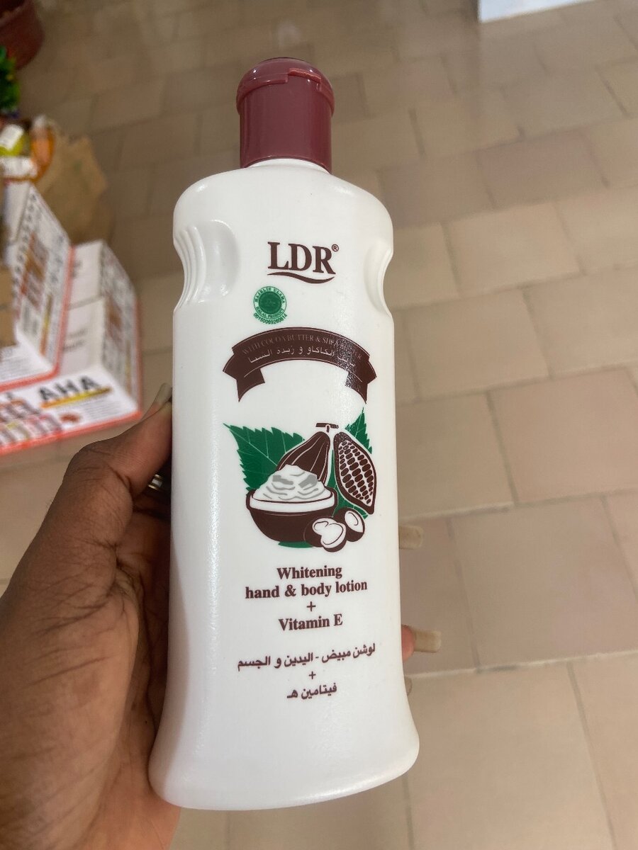 Lotion blanchissant mains & corps