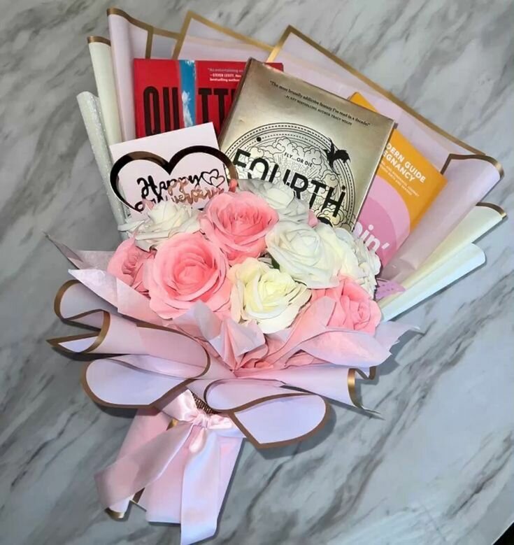 Book bouquet..