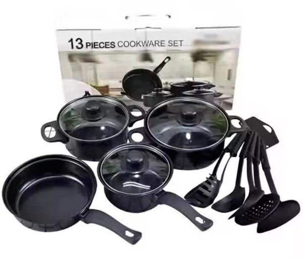 Ensemble de cuisson antiadhésif 13 pièces