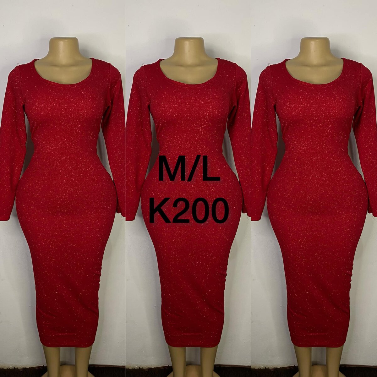 Stylish and high-quality women's dress red
