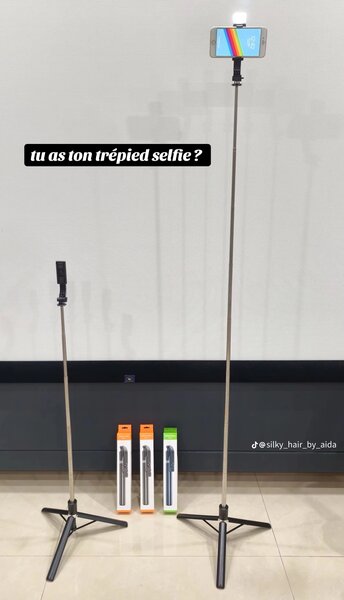 Trépied Selfie Télescopique 170cm