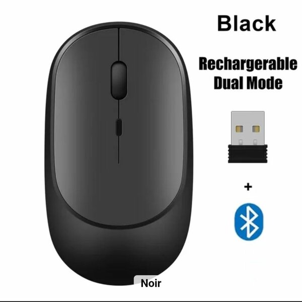 Souris sans fil rechargeable