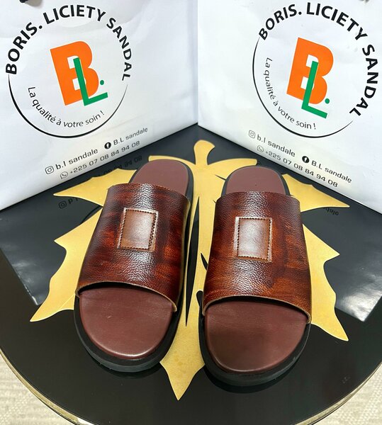 Sandales en cuir pour hommes