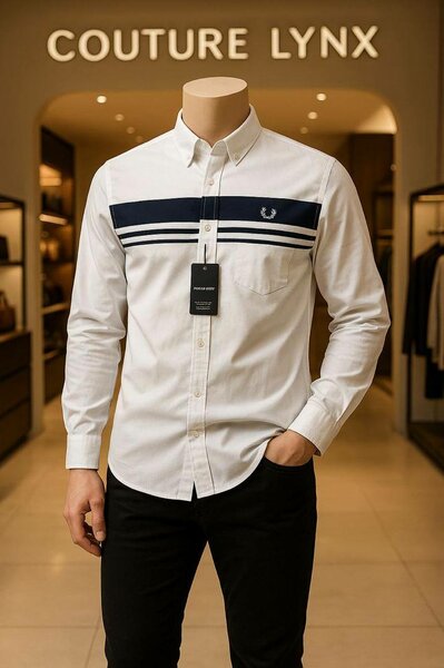 Chemise classique à rayures