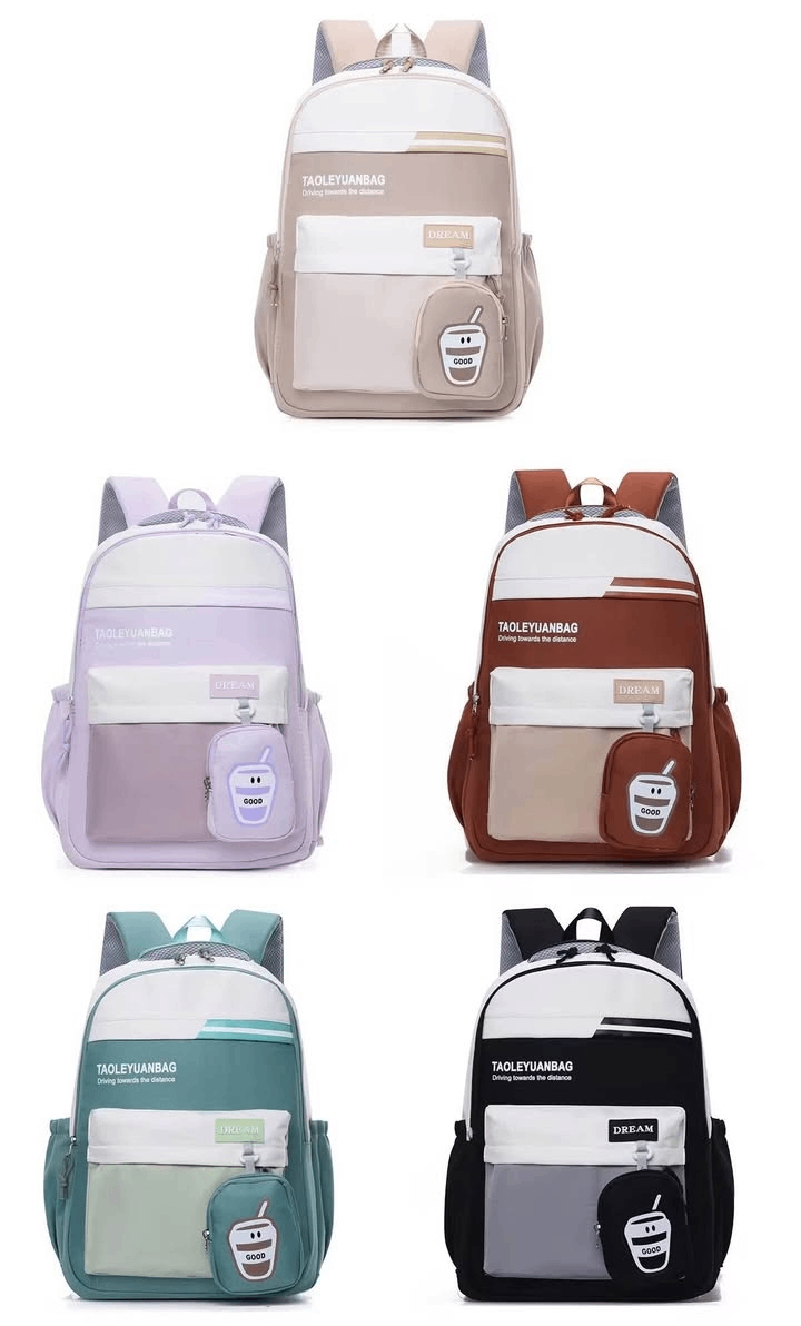 Sac à dos tendance multicolore