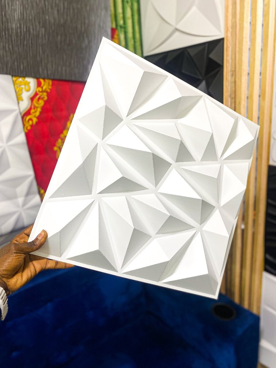 3D plastic wall panels