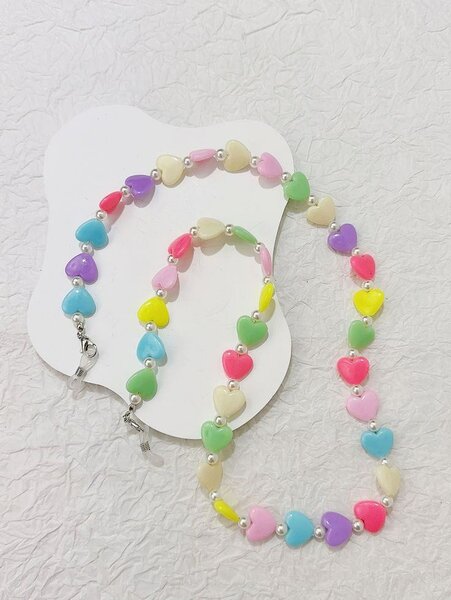 Chaine à lunettes perles