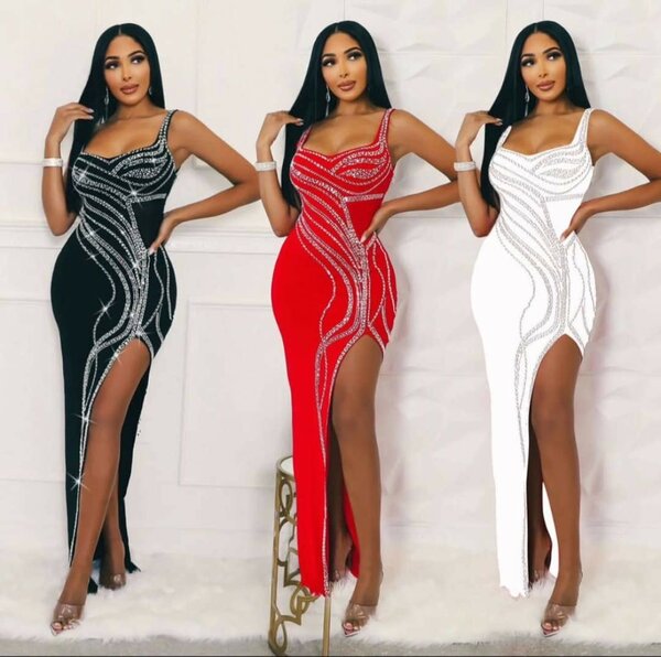 Robe longue élégante soirée