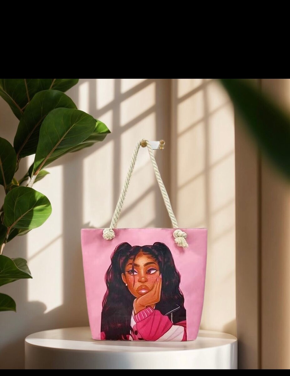 Sac cabas illustré chic