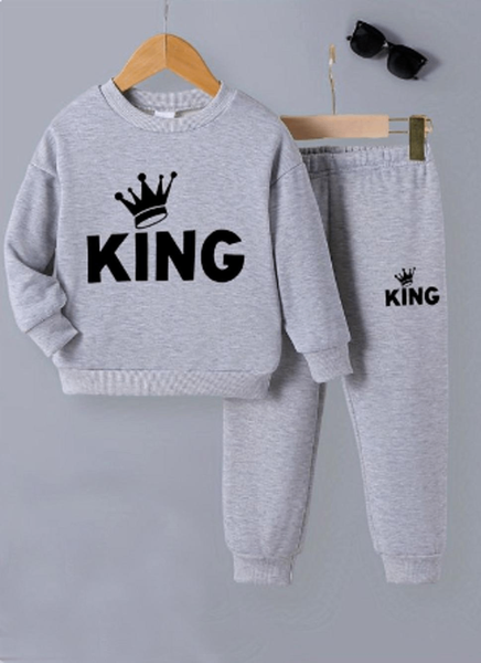 2pcs kids polyester tracksuit