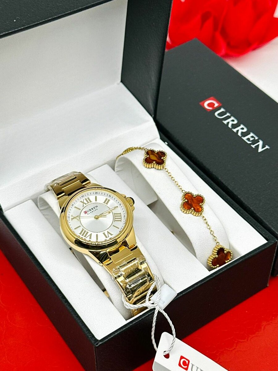 Montre en or et bracelet