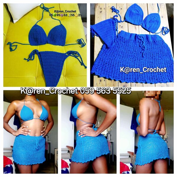 Maillot de Bain Crochet Chic