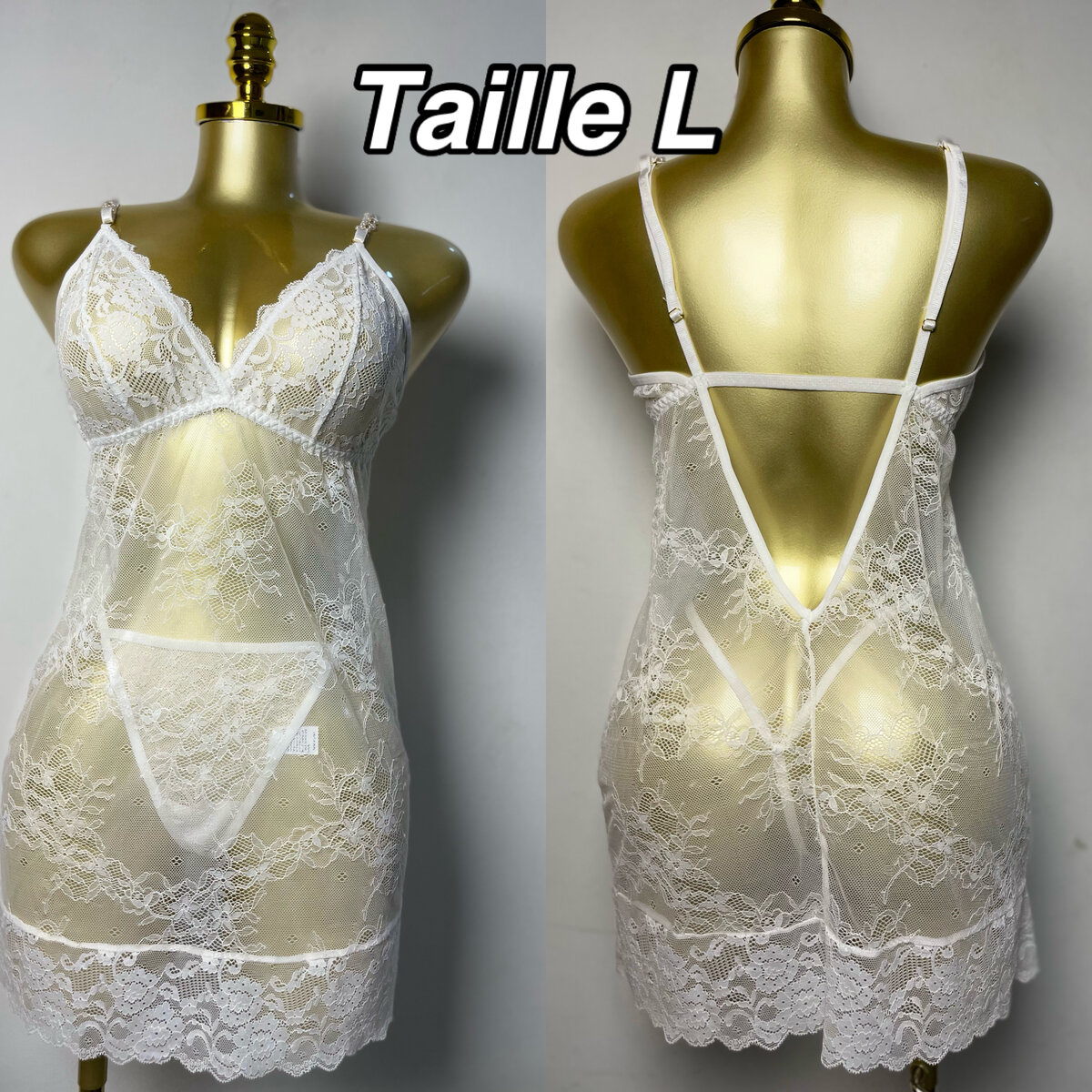 Lingerie dentelle glamour