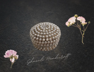 Pearl Work Jwellery Boxes.... Set of 3.