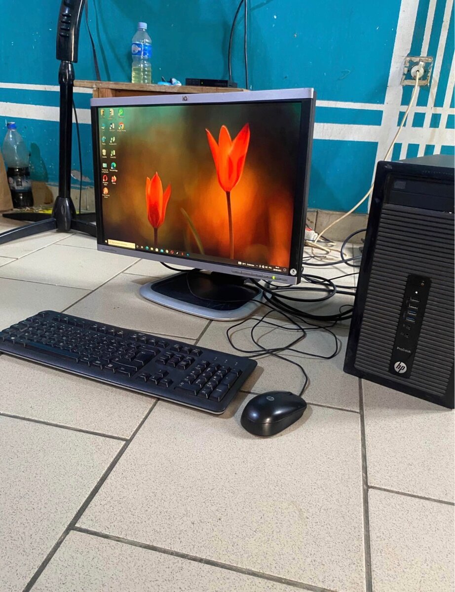 Ensemble PC de bureau HP performant