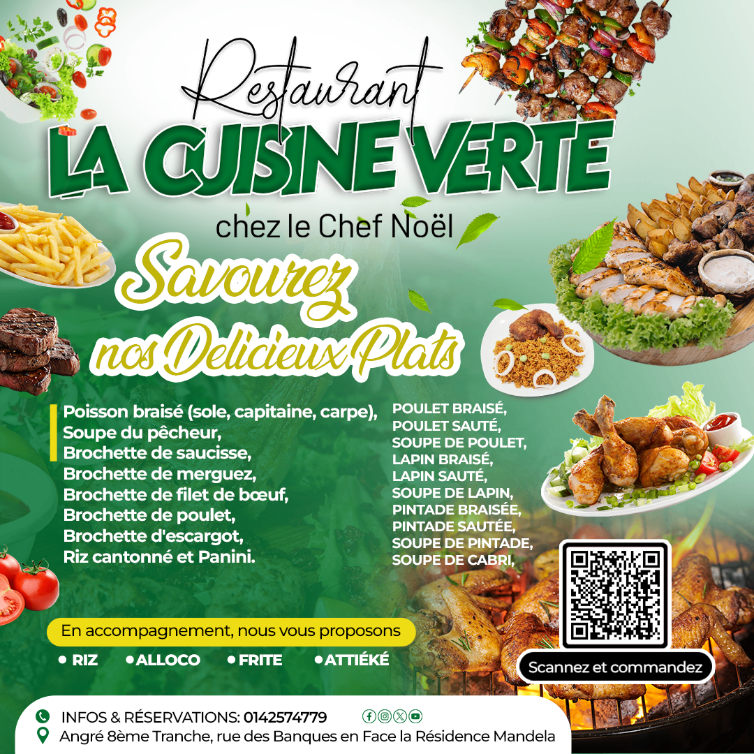 Dîner Africain Savoureux