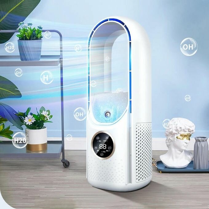 Mini Climatiseur portable à affichage LED pour bureau, chambre à coucher, Salon, air libre