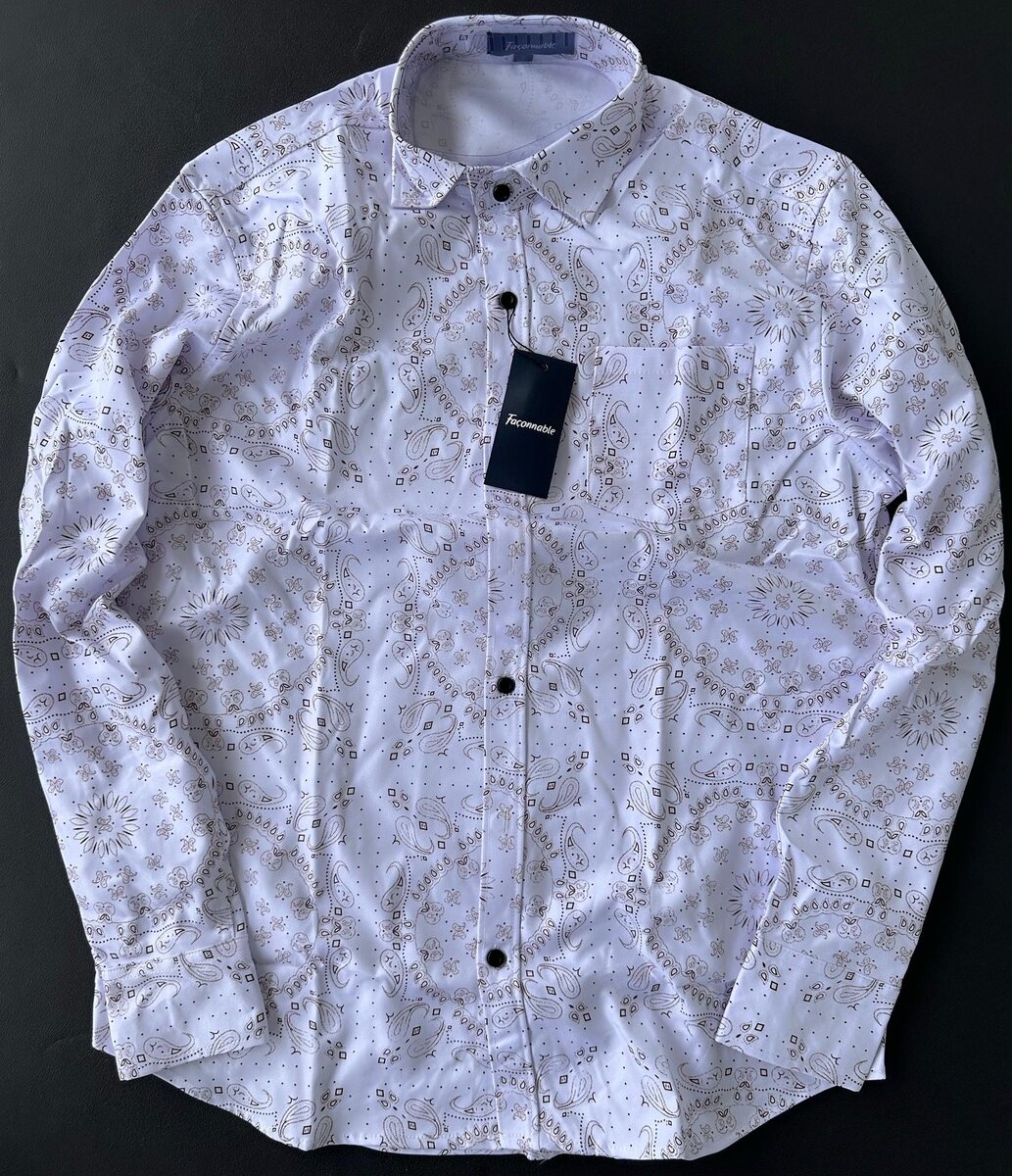 Chemise Imprimée Homme Élégante