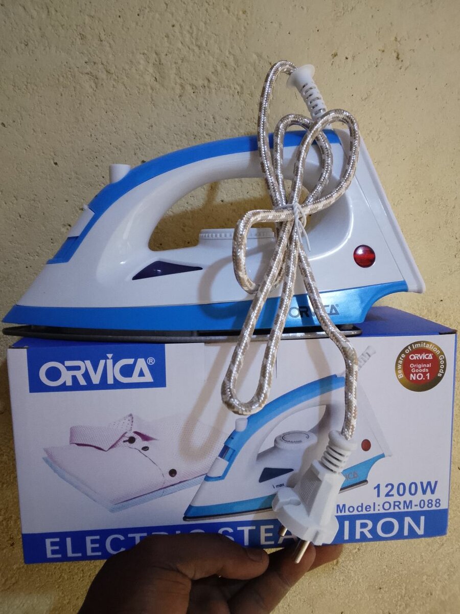 Fer à repasser vapeur électrique 1200W