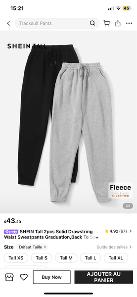 Pantalons de survêtement SHEIN Tall