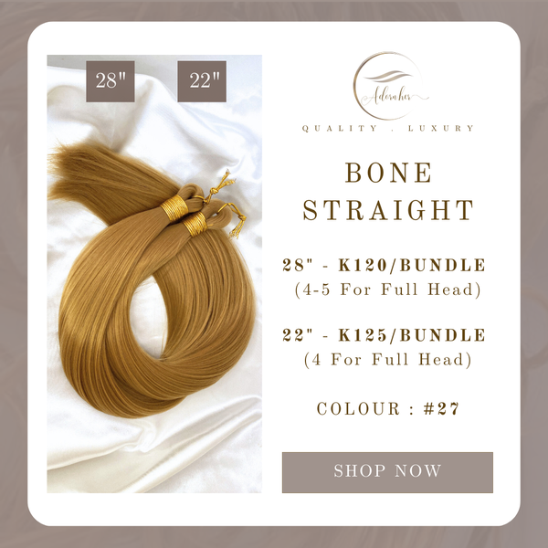 28 inch Bone Straight - Colour #30