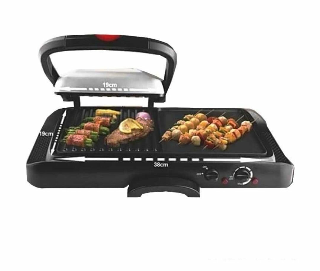 2 IN 1 DUAL SIDE GRILL & GRIDDLE NON-STICK
