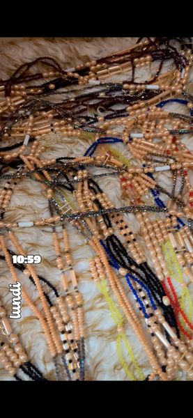 Collier artisanal perles bois