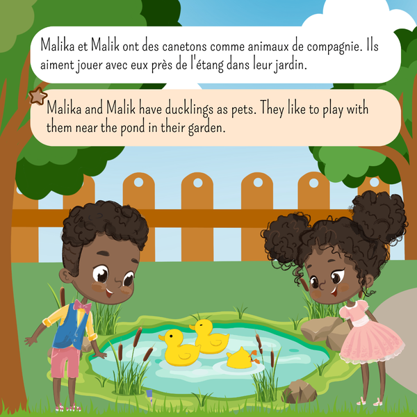 Livre de lecture - My pets