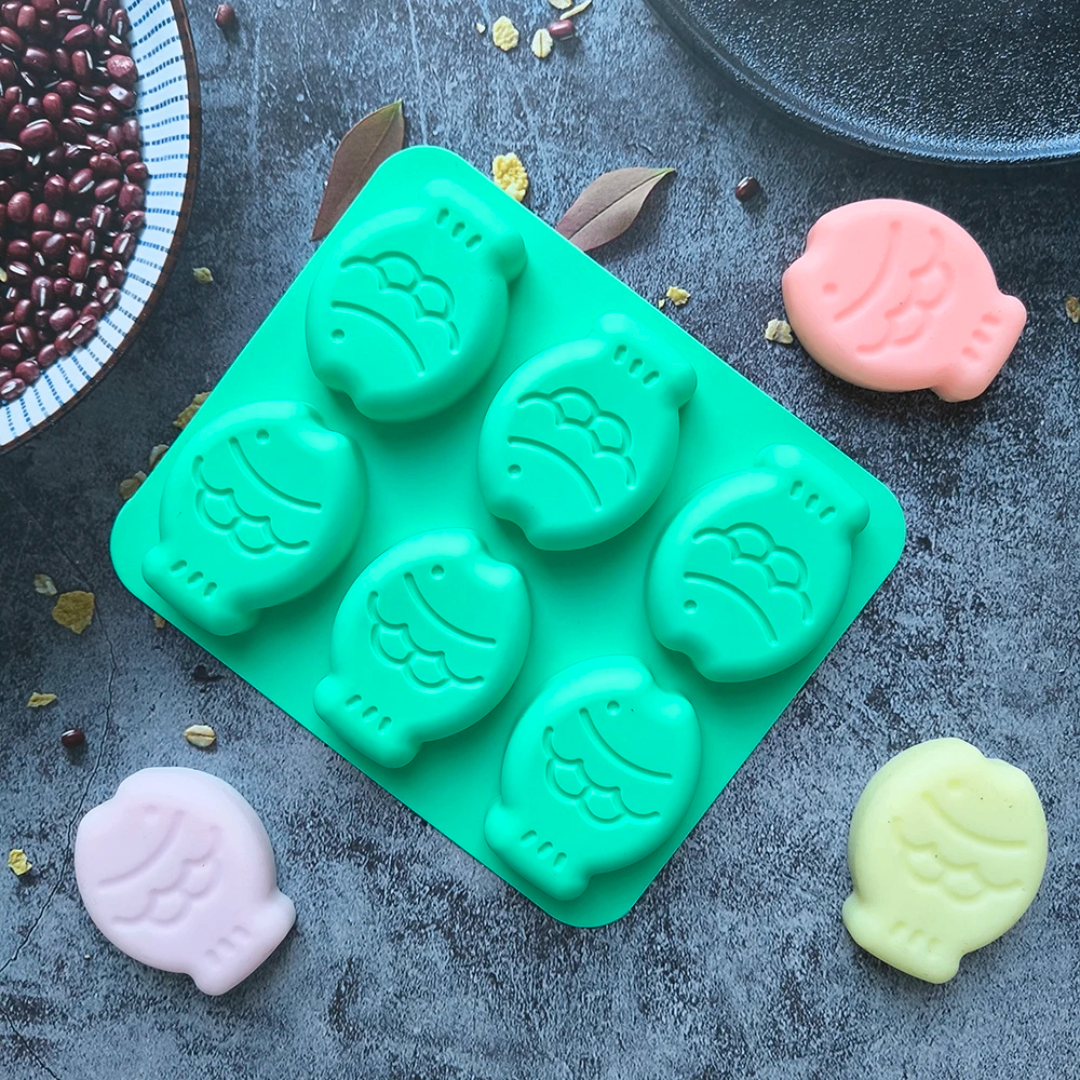 Moules en silicone poisson