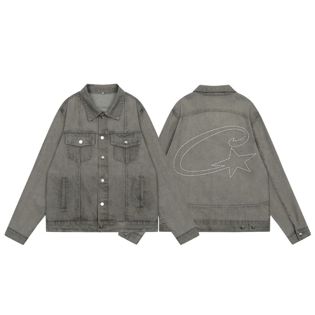 Veste en jean étoilée