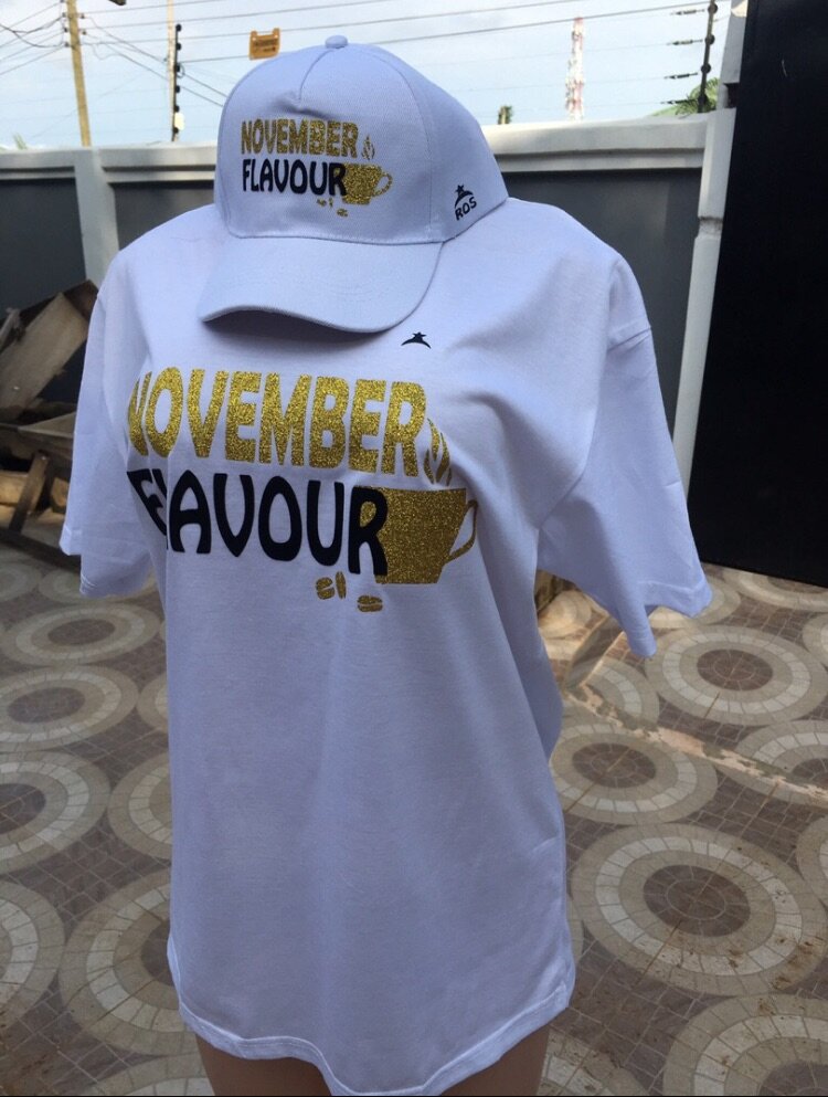 Unisex Scripted Birthday Tee and Cap