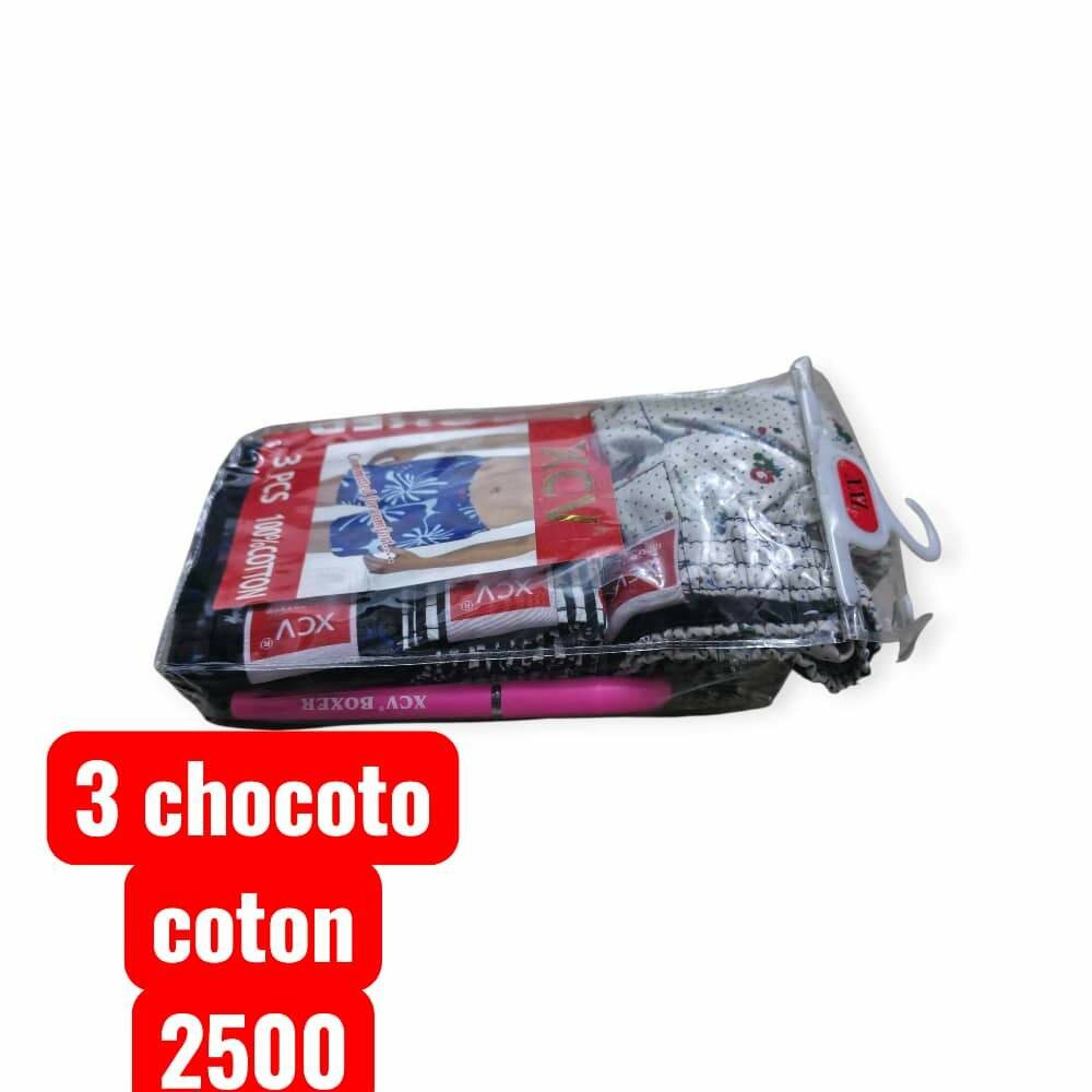 Lot de 3 Boxers en Coton