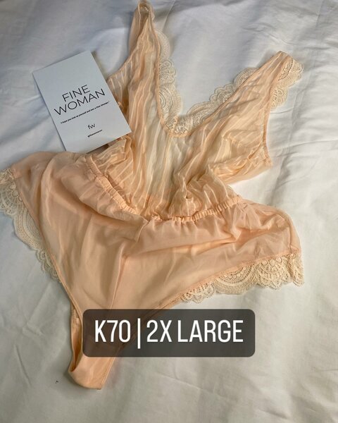 Beautiful women's bodysuit for sleeping