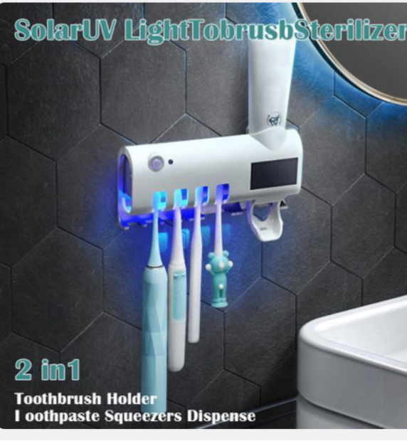 Support stérilisateur UV brosses